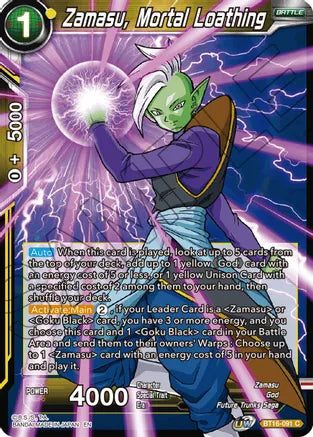 Zamasu, Mortal Loathing (BT16-091) [Realm of the Gods] | Enigma On Main