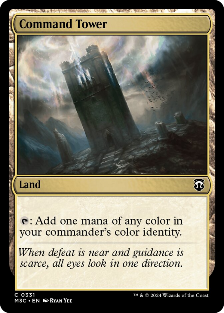 Command Tower (Ripple Foil) [Modern Horizons 3 Commander] | Enigma On Main