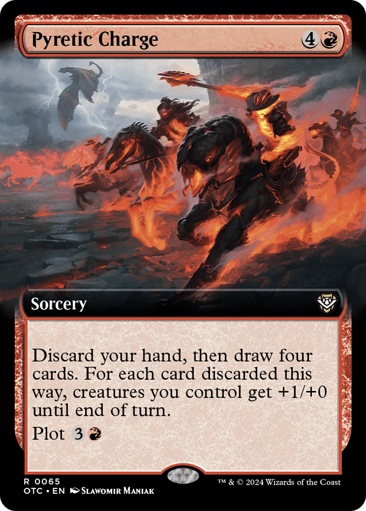 Pyretic Charge (Extended Art) [Outlaws of Thunder Junction Commander] | Enigma On Main