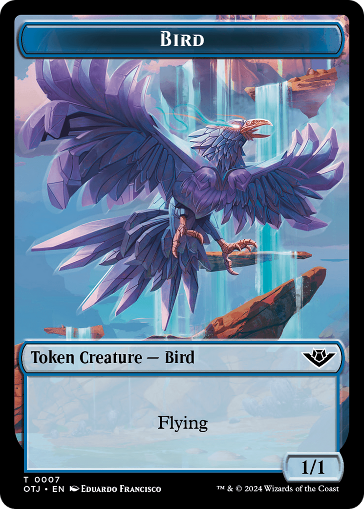 Bird // Plot Double-Sided Token [Outlaws of Thunder Junction Tokens] | Enigma On Main