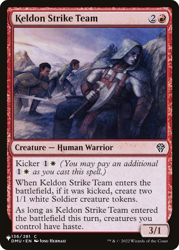 Keldon Strike Team [The List Reprints] | Enigma On Main