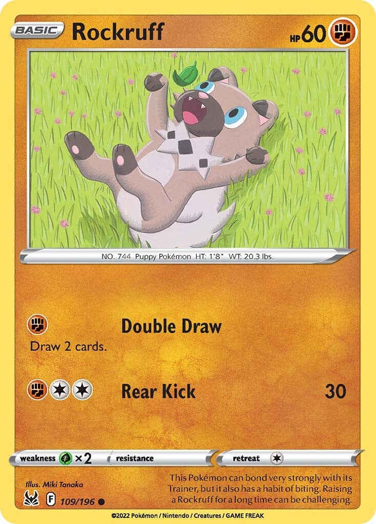 Rockruff (109/196) [Sword & Shield: Lost Origin] | Enigma On Main