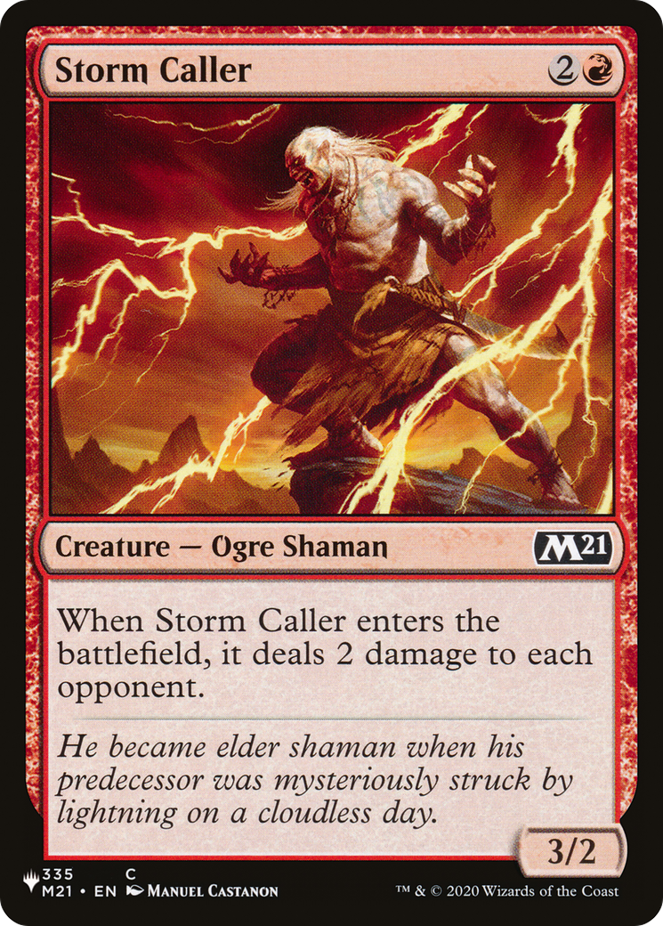 Storm Caller [The List Reprints] | Enigma On Main