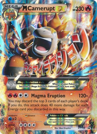 M Camerupt EX (XY198) (Jumbo Card) [XY: Black Star Promos] | Enigma On Main