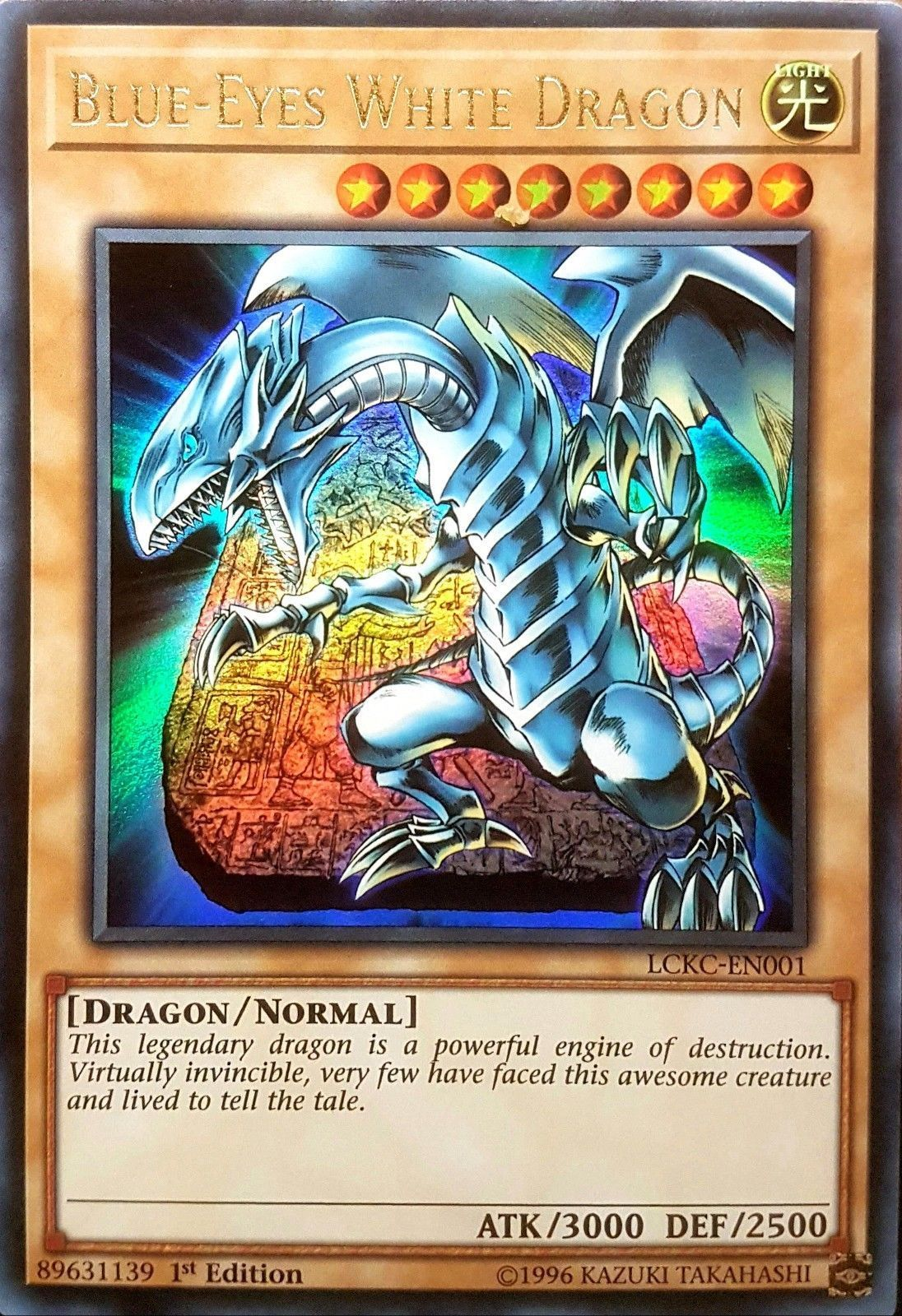 Blue-Eyes White Dragon (Version 4) [LCKC-EN001] Ultra Rare | Enigma On Main
