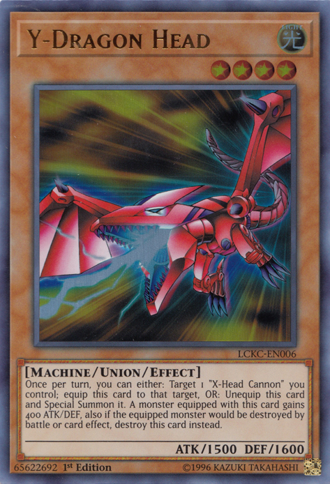 Y-Dragon Head [LCKC-EN006] Ultra Rare | Enigma On Main