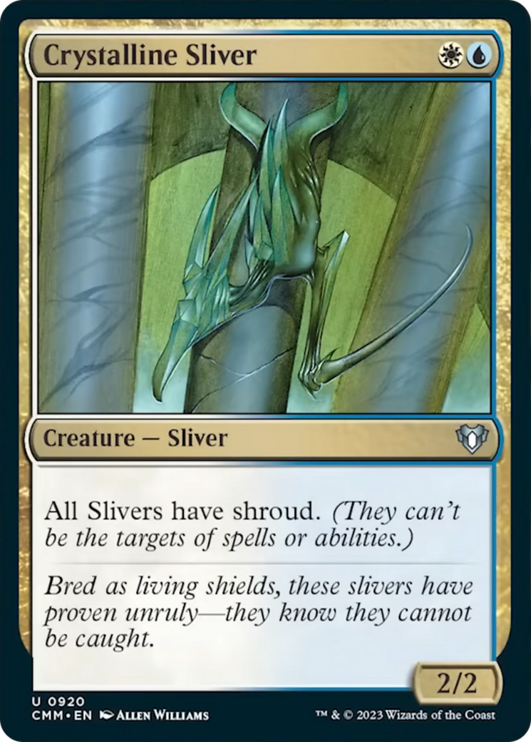 Crystalline Sliver [Commander Masters] | Enigma On Main