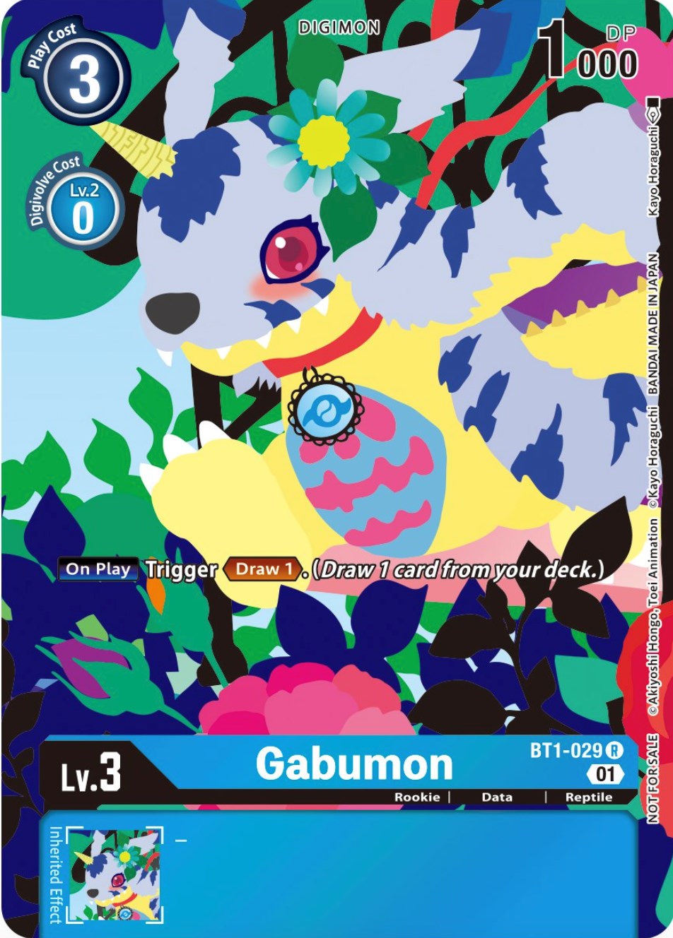 Gabumon [BT1-029] (Tamer's Card Set 2 Floral Fun) [Release Special Booster Promos] | Enigma On Main