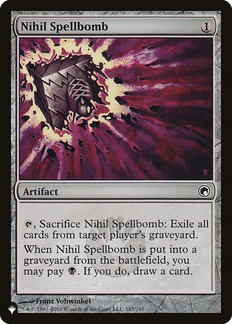 Nihil Spellbomb [The List] | Enigma On Main