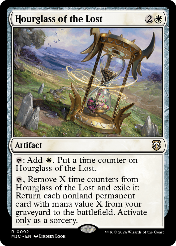 Hourglass of the Lost (Ripple Foil) [Modern Horizons 3 Commander] | Enigma On Main