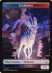 Elemental (09) // Spirit (13) Double-Sided Token [March of the Machine Tokens] | Enigma On Main