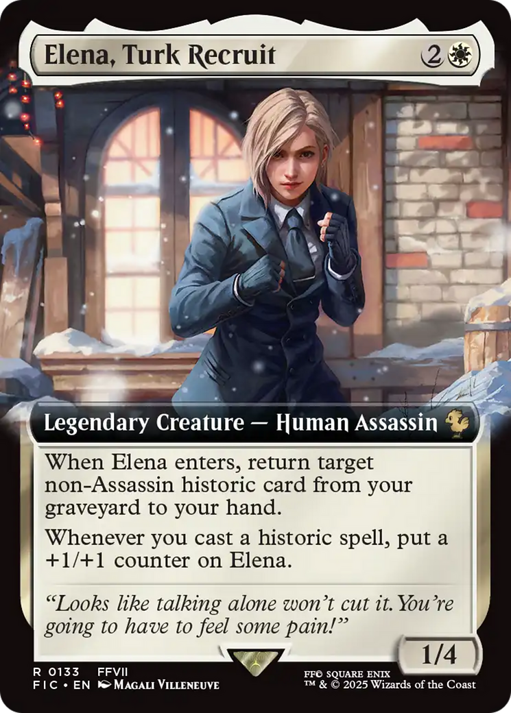 Elena, Turk Recruit (Extended Art) [FINAL FANTASY Commander] | Enigma On Main