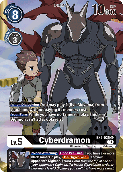 Cyberdramon [EX2-035] (Alternate Art) [Digital Hazard] | Enigma On Main