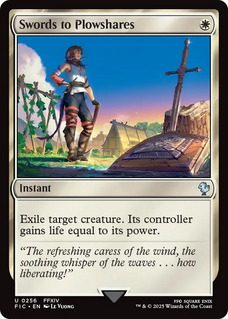 Swords to Plowshares [FINAL FANTASY Commander] | Enigma On Main