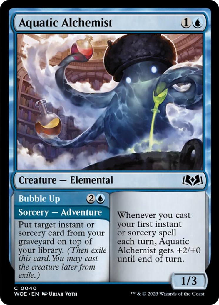 Aquatic Alchemist // Bubble Up [Wilds of Eldraine] | Enigma On Main