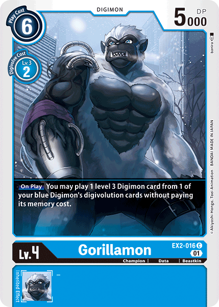 Gorillamon [EX2-016] [Digital Hazard] | Enigma On Main