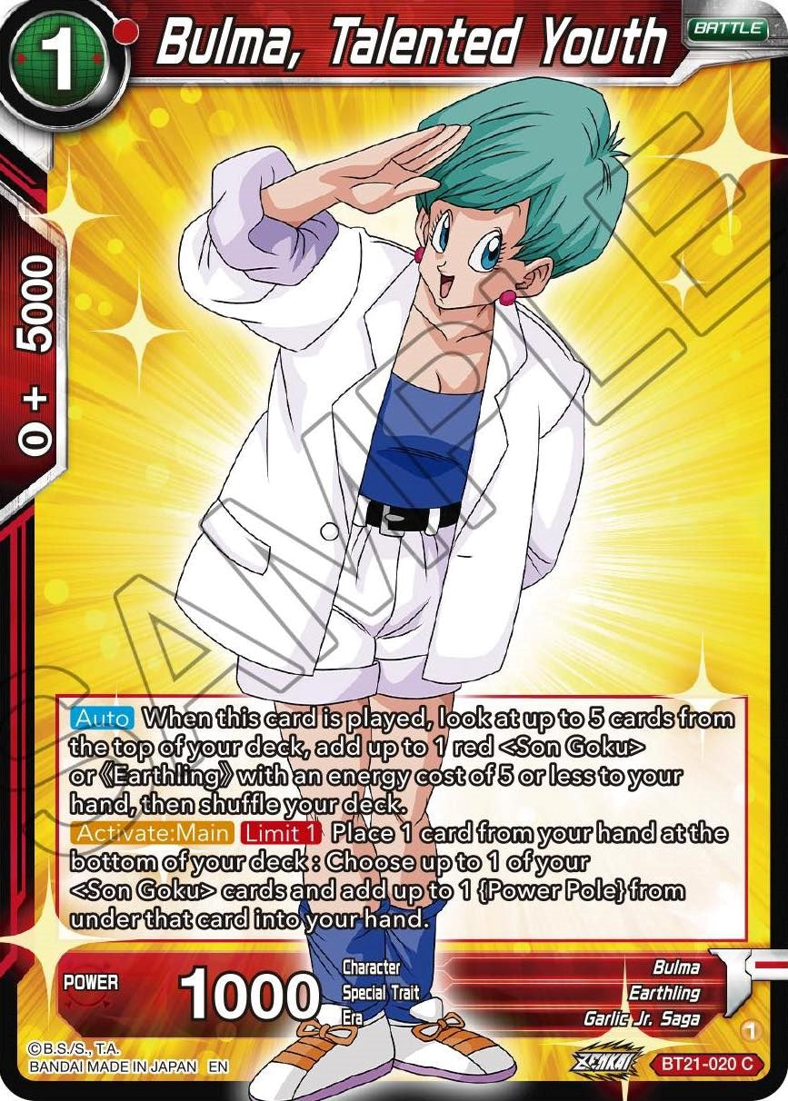 Bulma, Talented Youth (BT21-020) [Wild Resurgence] | Enigma On Main