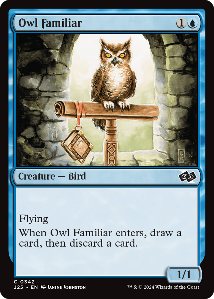 Owl Familiar [Foundations Jumpstart] | Enigma On Main