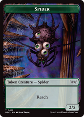 Insect (0013) // Spider Double-Sided Token [Duskmourn: House of Horror Tokens] | Enigma On Main