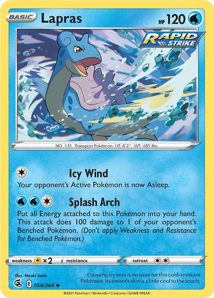 Lapras (054/264) [Sword & Shield: Fusion Strike] | Enigma On Main