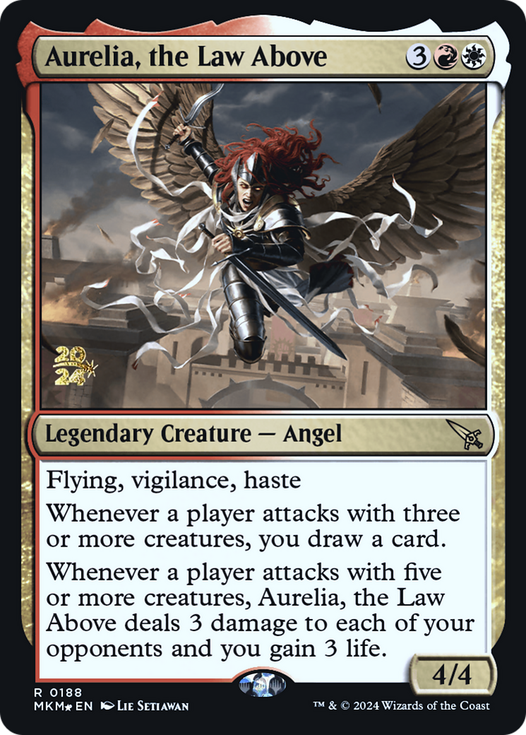 Aurelia, the Law Above [Murders at Karlov Manor Prerelease Promos] | Enigma On Main