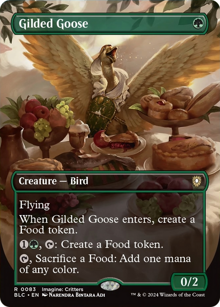 Gilded Goose (Borderless) [Bloomburrow Commander] | Enigma On Main