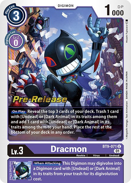 Dracmon [BT9-071] [X Record Pre-Release Promos] | Enigma On Main