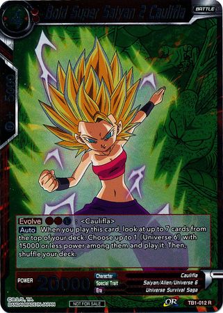 Bold Super Saiyan 2 Caulifla (Event Pack 2 - 2018) (TB1-012) [Promotion Cards] | Enigma On Main