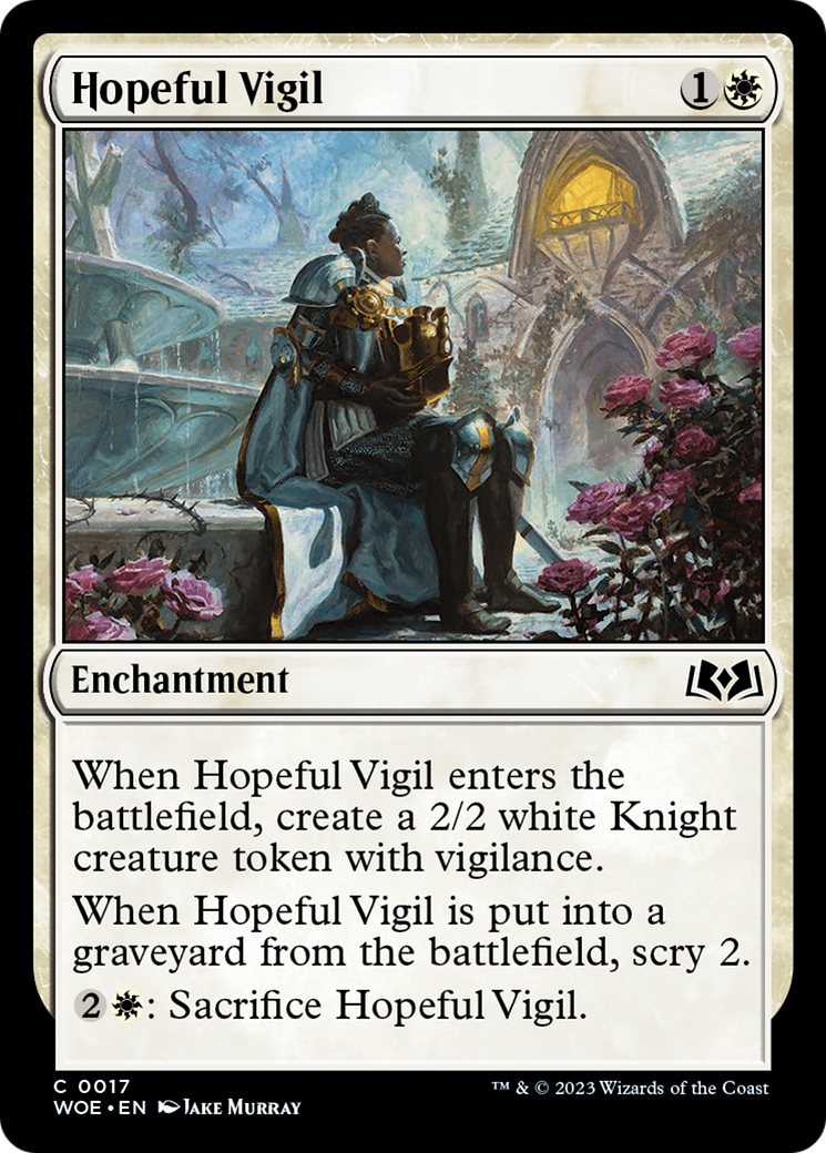 Hopeful Vigil [Wilds of Eldraine] | Enigma On Main