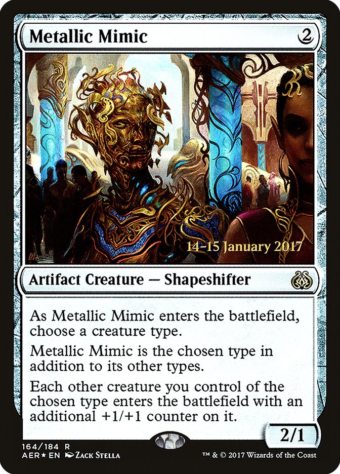 Metallic Mimic [Aether Revolt Prerelease Promos] | Enigma On Main