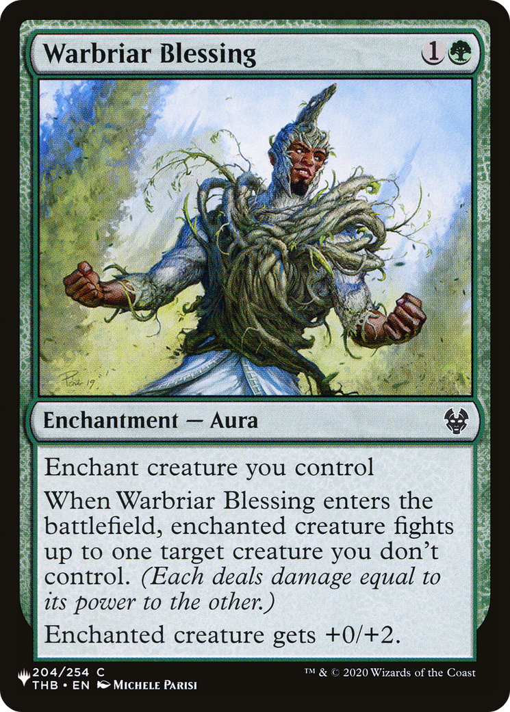 Warbriar Blessing [The List Reprints] | Enigma On Main