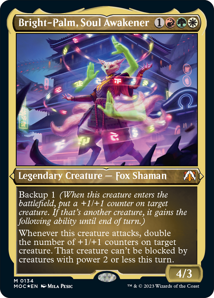 Bright-Palm, Soul Awakener (Display Commander) [March of the Machine Commander] | Enigma On Main