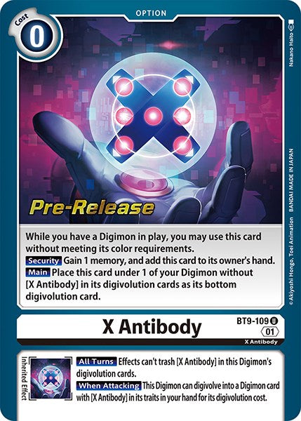 X Antibody [BT9-109] [X Record Pre-Release Promos] | Enigma On Main