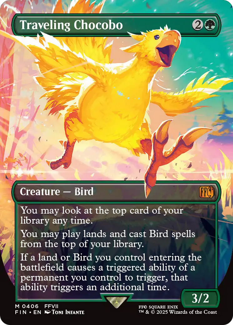 Traveling Chocobo (Borderless) [FINAL FANTASY] | Enigma On Main