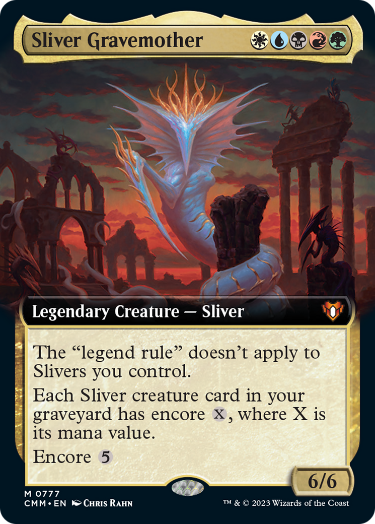 Sliver Gravemother (Extended Art) [Commander Masters] | Enigma On Main