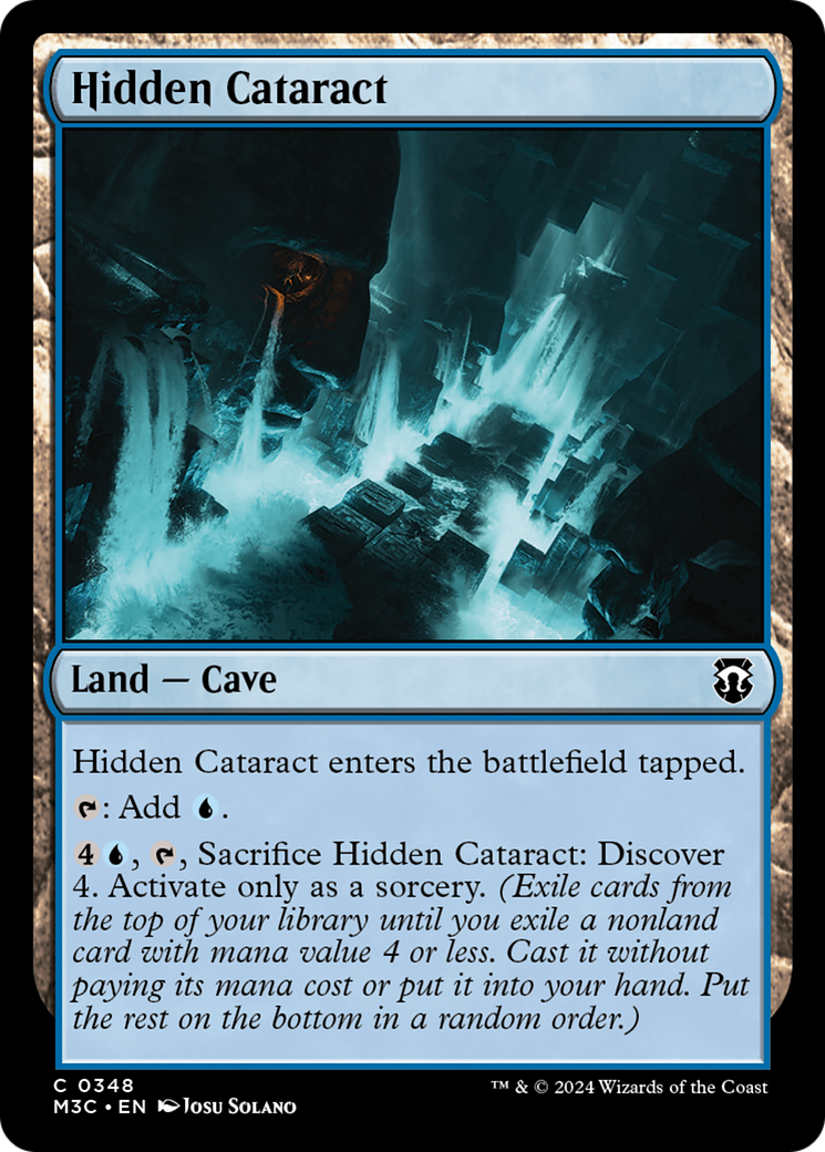 Hidden Cataract (Ripple Foil) [Modern Horizons 3 Commander] | Enigma On Main