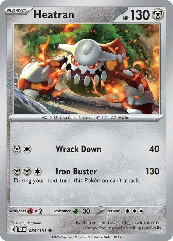 Heatran (068/131) [Scarlet & Violet: Prismatic Evolutions] | Enigma On Main