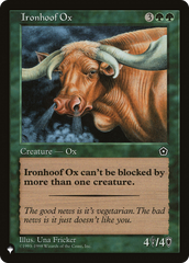 Ironhoof Ox [The List Reprints] | Enigma On Main