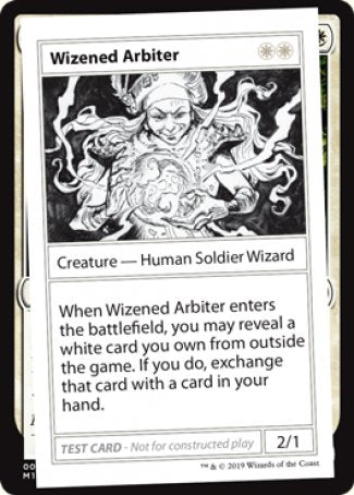 Wizened Arbiter (2021 Edition) [Mystery Booster Playtest Cards] | Enigma On Main