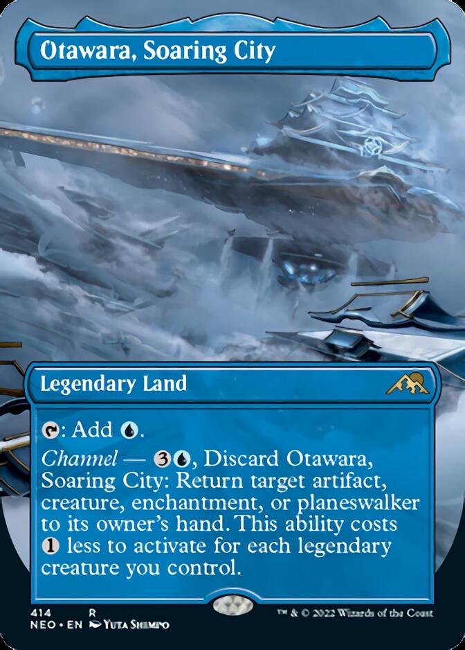 Otawara, Soaring City (Borderless Alternate Art) [Kamigawa: Neon Dynasty] | Enigma On Main