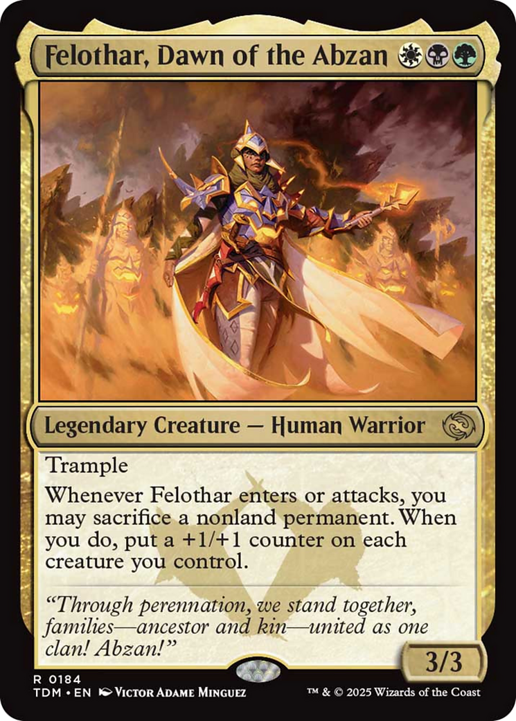 Felothar, Dawn of the Abzan [Tarkir: Dragonstorm] | Enigma On Main