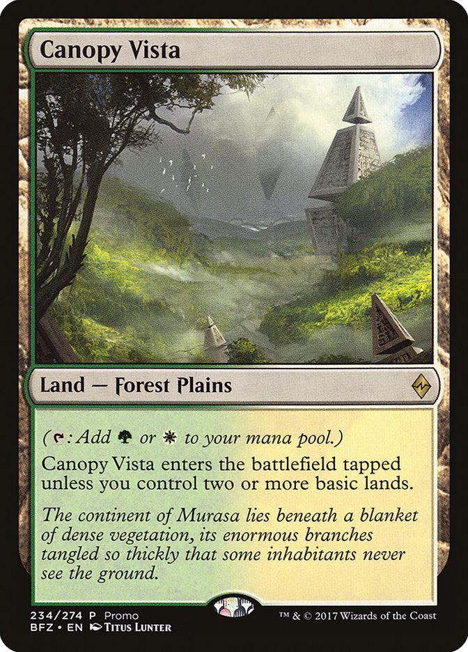 Canopy Vista (Promo) [Standard Showdown Promos] | Enigma On Main