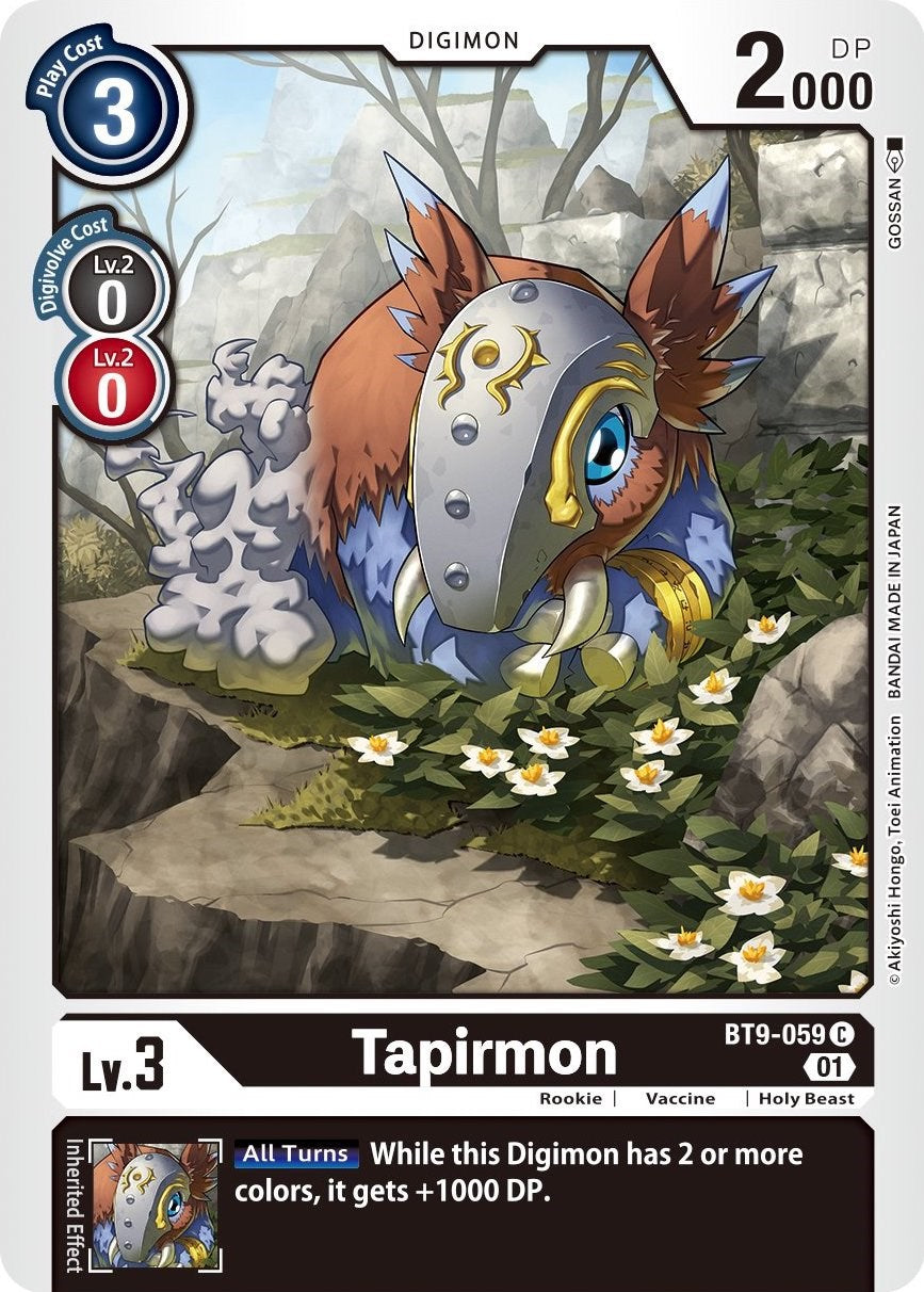 Tapirmon [BT9-059] [X Record] | Enigma On Main