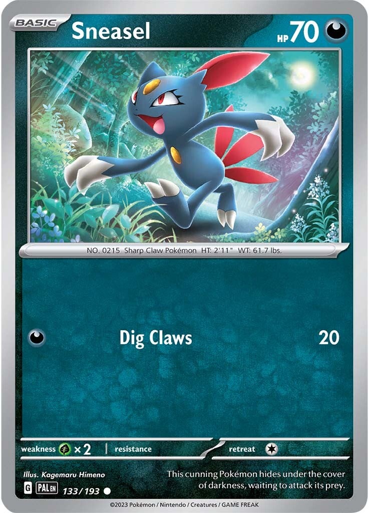 Sneasel (133/193) [Scarlet & Violet: Paldea Evolved] | Enigma On Main