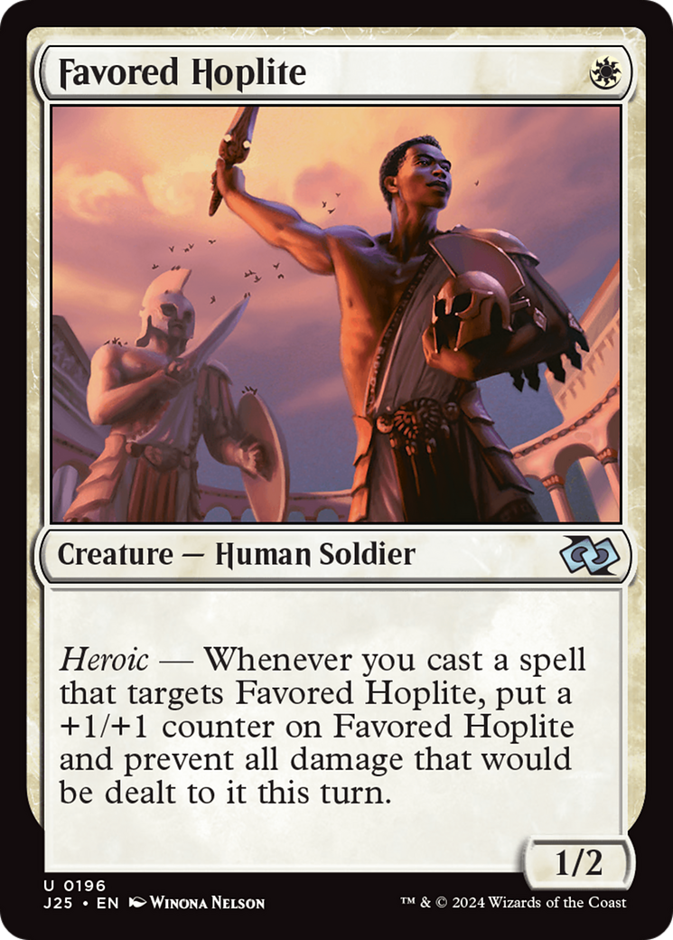 Favored Hoplite [Foundations Jumpstart] | Enigma On Main