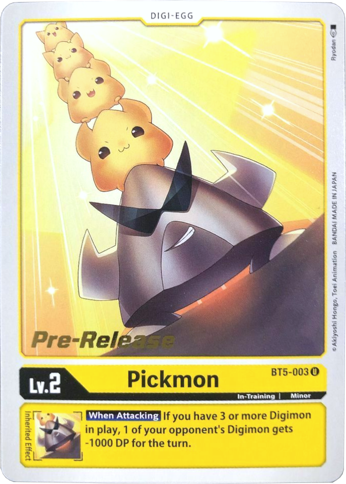 Pickmon [BT5-003] [Battle of Omni Pre-Release Promos] | Enigma On Main