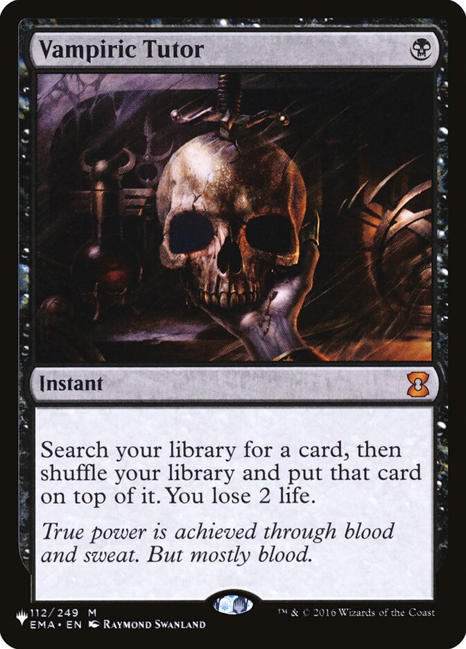 Vampiric Tutor [The List] | Enigma On Main