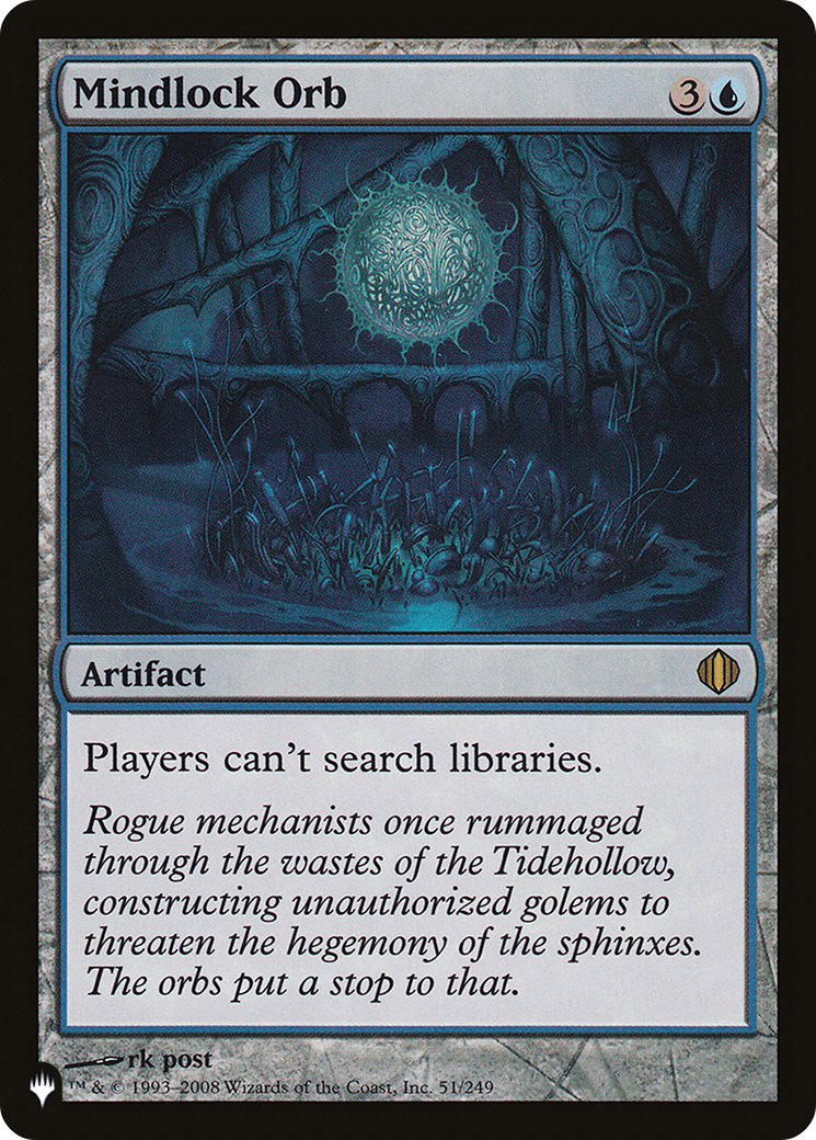 Mindlock Orb [The List] | Enigma On Main
