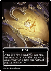 Scorpion Dragon // Plot Double-Sided Token [Outlaws of Thunder Junction Tokens] | Enigma On Main