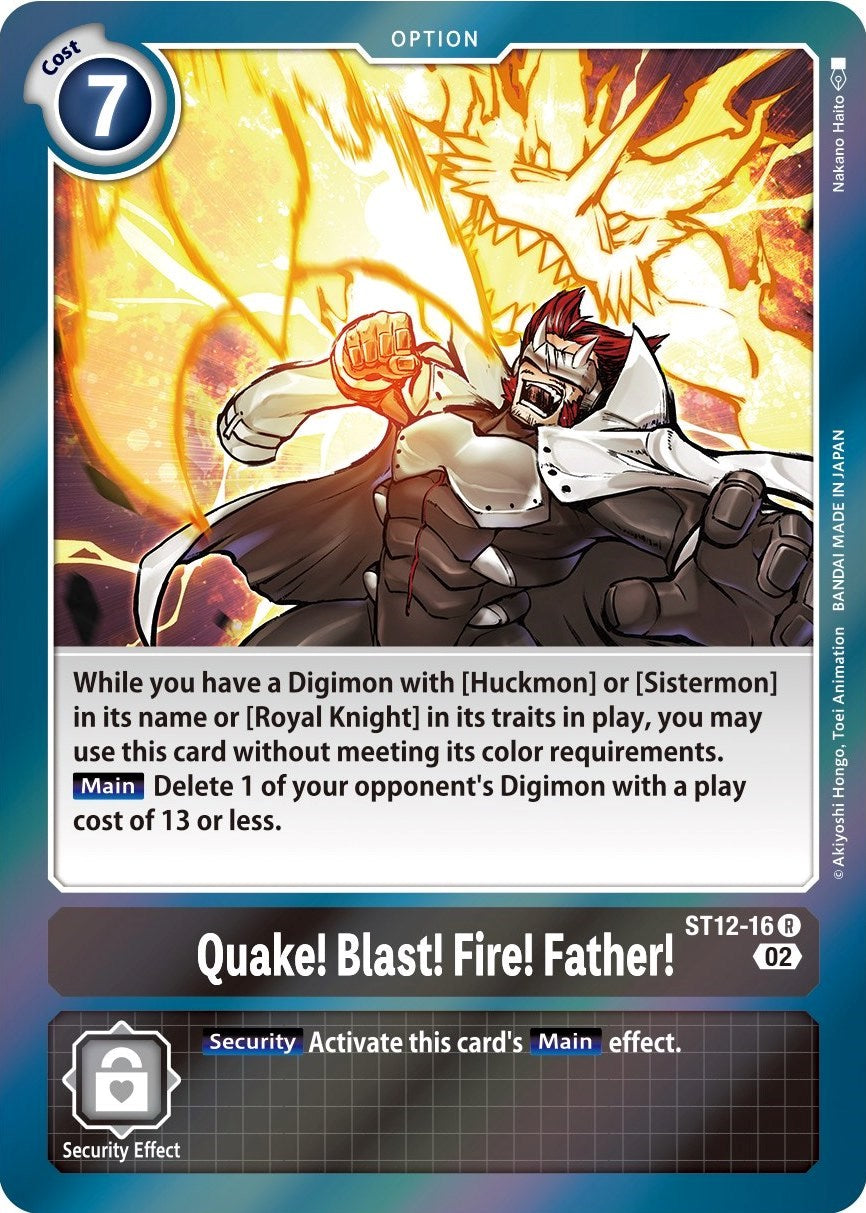 Quake! Blast! Fire! Father! [ST12-16] [Starter Deck: Jesmon] | Enigma On Main